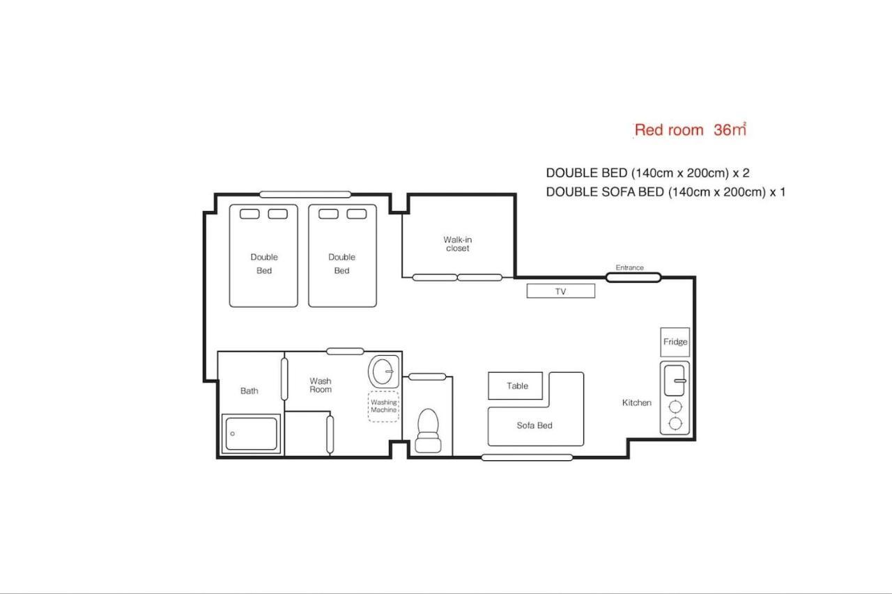 Es32 Elizabeth Garden Shinmachi Appartement Osaka Buitenkant foto
